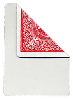 Carte Bicycle Face Blanche Dos Rouge